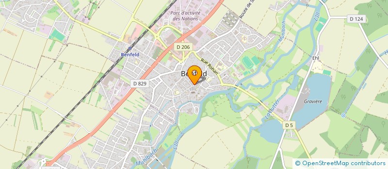 localisation de l'entreprise MONSIEUR DANIEL MORIN  BENFELD