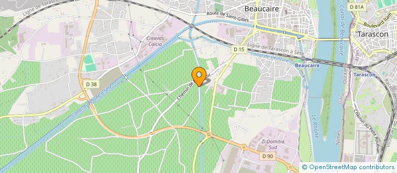 localisation de l'entreprise MONSIEUR DANIEL MORONI  BEAUCAIRE