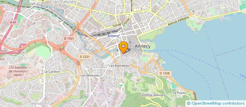 localisation de l'entreprise MONSIEUR DANIEL MOSCA  ANNECY