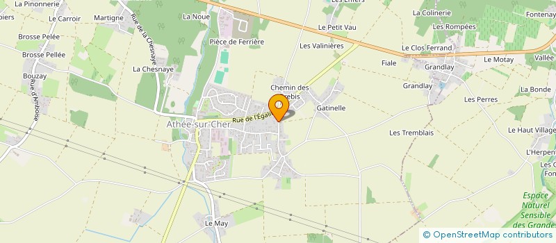 localisation de l'entreprise MONSIEUR DANIEL MOSNY  SAINT-MARTIN-LE-BEAU