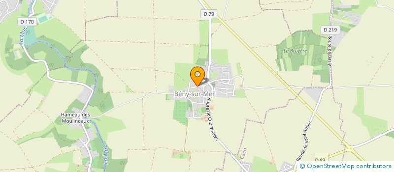 localisation de l'entreprise MONSIEUR DANIEL MOSSLER  BENY-SUR-MER