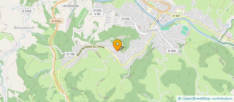 localisation de l'entreprise MONSIEUR DANIEL MOTA MORAIS  ESPALION