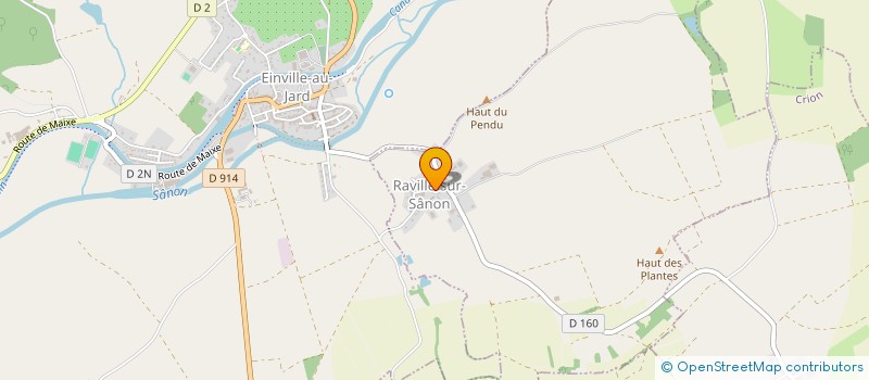 localisation de l'entreprise MONSIEUR DANIEL MOUFLIN  RAVILLE-SUR-SANON