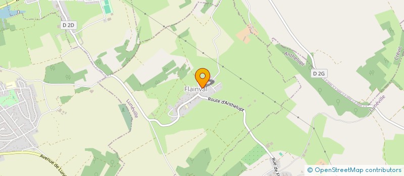 localisation de l'entreprise MONSIEUR DANIEL MOUGIN  FLAINVAL