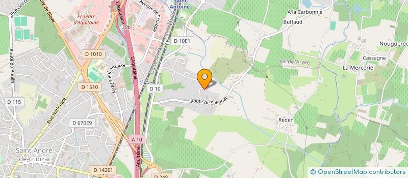 localisation de l'entreprise MONSIEUR DANIEL MOUKOKO  SAINT-ANDRE-DE-CUBZAC