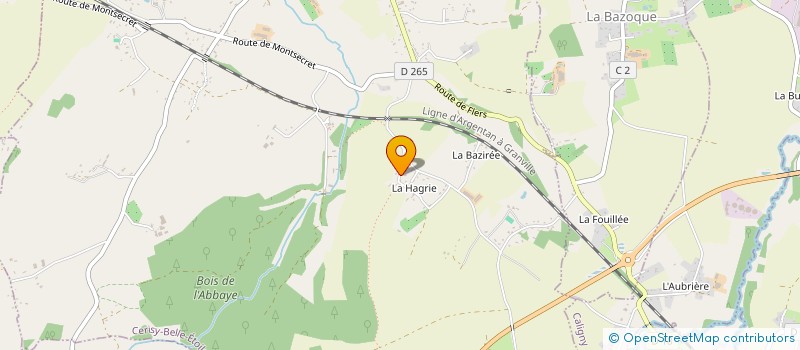 localisation de l'entreprise MONSIEUR DANIEL MOULIN à CERISY-BELLE-ETOILE
