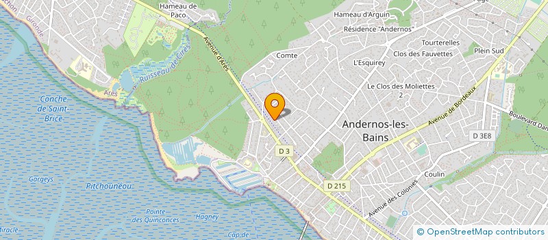 localisation de l'entreprise MONSIEUR DANIEL MOULY à ANDERNOS-LES-BAINS