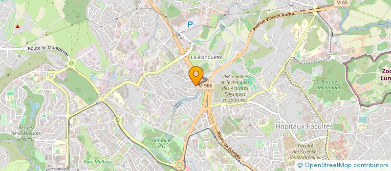 localisation de l'entreprise MONSIEUR DANIEL MOURA à MONTPELLIER