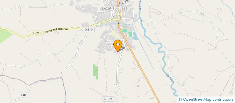 localisation de l'entreprise MONSIEUR DANIEL MOURET à LEZAT-SUR-LEZE