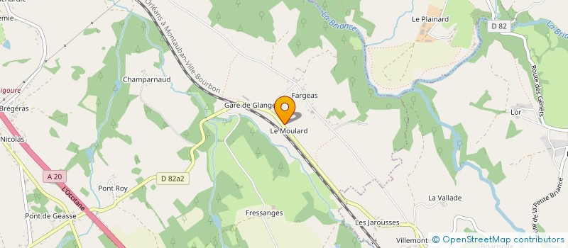 localisation de l'entreprise MONSIEUR DANIEL MOURET  VICQ-SUR-BREUILH