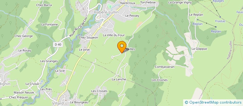 localisation de l'entreprise MONSIEUR DANIEL MOUTHON à VILLARD