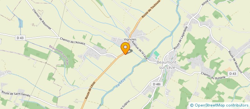 localisation de l'entreprise MONSIEUR DANIEL MOYA MORA  BEAUMONT-SUR-LEZE