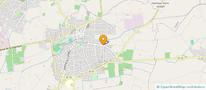 localisation de l'entreprise MONSIEUR DANIEL-MUGUREL DINCA  BOMPAS
