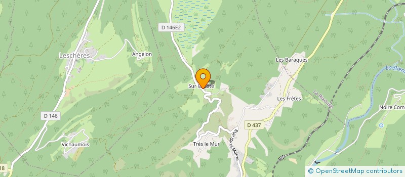 localisation de l'entreprise MONSIEUR DANIEL MUHLETHALER  VILLARD-SAINT-SAUVEUR