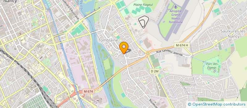 localisation de l'entreprise MONSIEUR DANIEL MULLER  TOMBLAINE