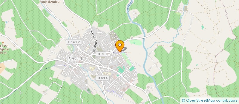 localisation de l'entreprise MONSIEUR DANIEL MULLER  SERVIAN