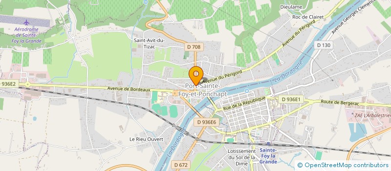 localisation de l'entreprise MONSIEUR DANIEL MULLIE  PORT-SAINTE-FOY-ET-PONCHAPT