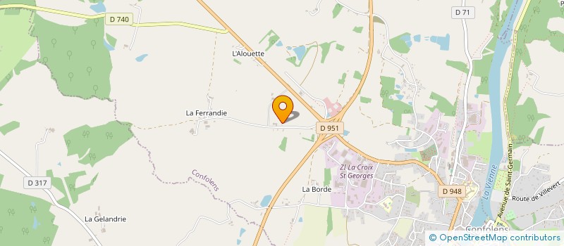 localisation de l'entreprise MONSIEUR DANIEL MUNOZ à CONFOLENS