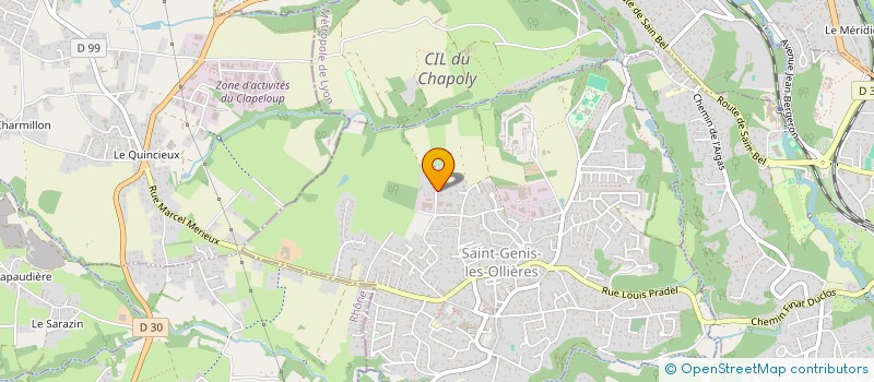 localisation de l'entreprise MONSIEUR DANIEL MURE  SAINT-GENIS-LES-OLLIERES