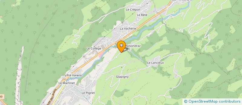 localisation de l'entreprise MONSIEUR DANIEL MUTSCHLER  SERRAVAL