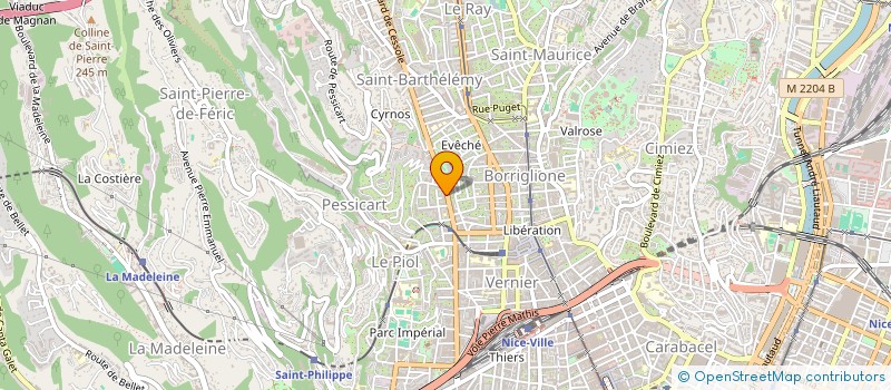 localisation de l'entreprise MONSIEUR DANIEL MUTU à NICE