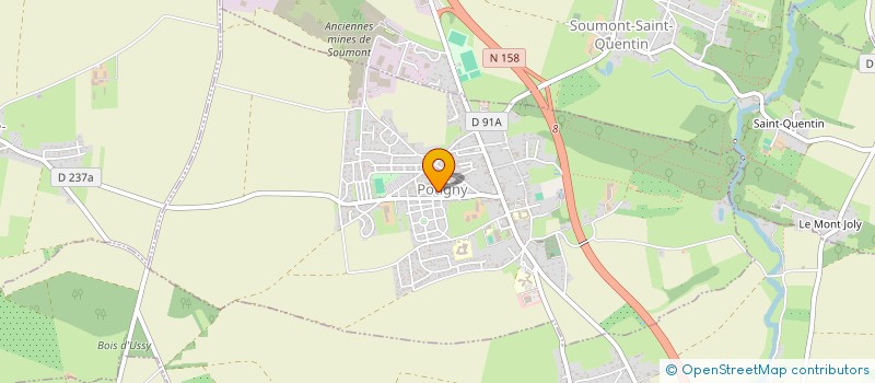 localisation de l'entreprise MONSIEUR DANIEL MYSZOR  POTIGNY