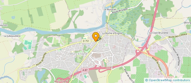 localisation de l'entreprise MONSIEUR DANIEL N'GUYEN  MURS-ERIGNE