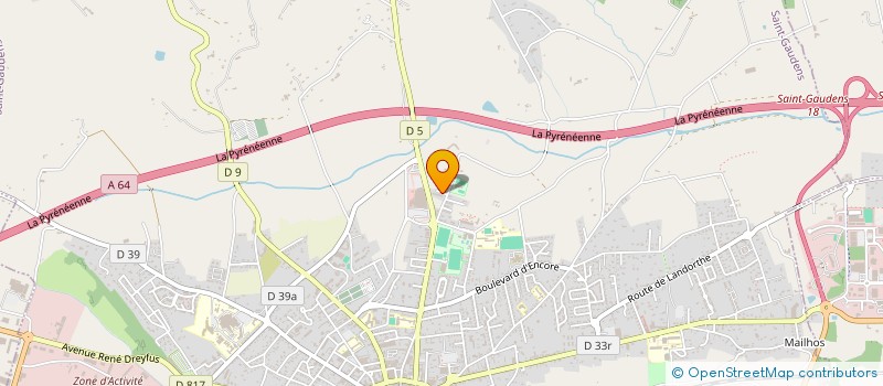 localisation de l'entreprise MONSIEUR DANIEL NABARLAS  SAINT-GAUDENS