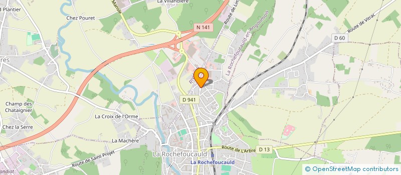 localisation de l'entreprise MONSIEUR DANIEL NAUNTON  LA ROCHEFOUCAULD-EN-ANGOUMOIS