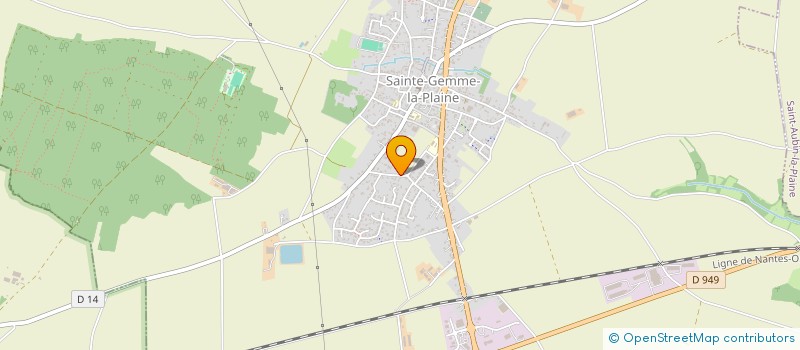 localisation de l'entreprise MONSIEUR DANIEL NEAU  SAINTE-GEMME-LA-PLAINE