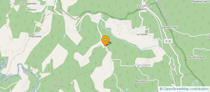 localisation de l'entreprise MONSIEUR DANIEL NEGRE  LES SALLES-DU-GARDON