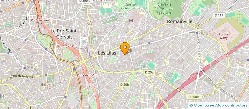 localisation de l'entreprise MONSIEUR DANIEL NEGRU à LES LILAS