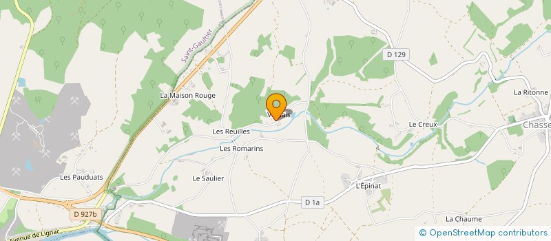 localisation de l'entreprise MONSIEUR DANIEL NELLER à CHASSENEUIL