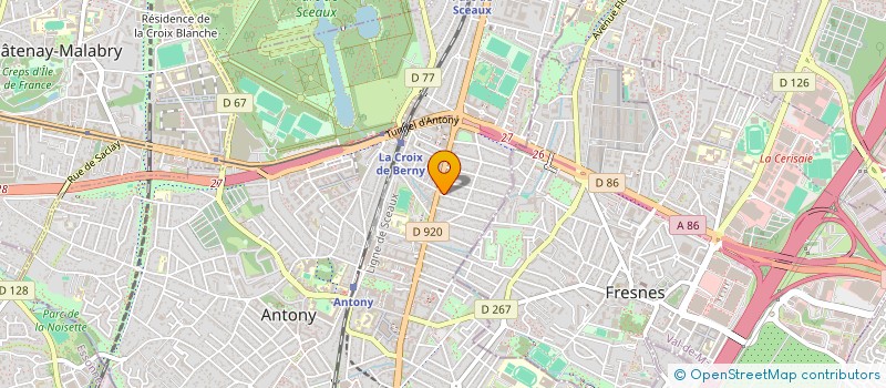 localisation de l'entreprise MONSIEUR DANIEL NESPOLO à ANTONY