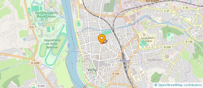 localisation de l'entreprise MONSIEUR DANIEL NEVES DE SOUSA à VICHY
