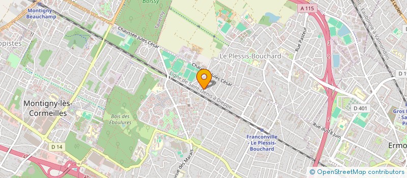 localisation de l'entreprise MONSIEUR DANIEL NICOLAS à LE PLESSIS-BOUCHARD