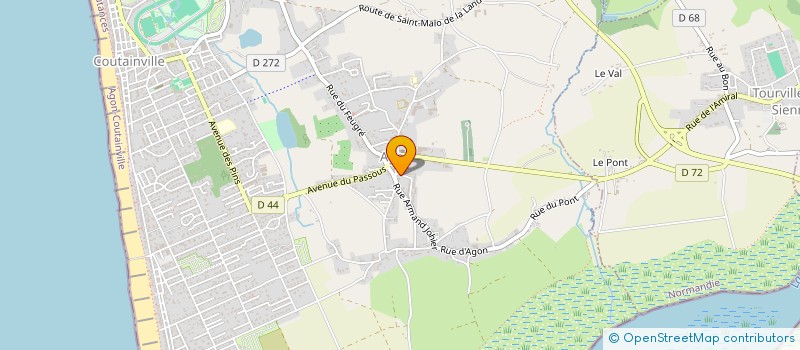 localisation de l'entreprise MONSIEUR DANIEL NICOLLE  AGON-COUTAINVILLE