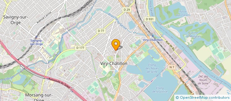 localisation de l'entreprise MONSIEUR DANIEL NICOU à VIRY CHATILLON