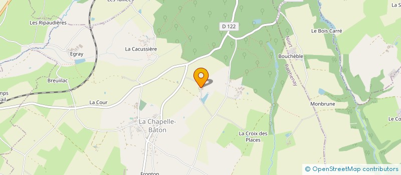 localisation de l'entreprise MONSIEUR DANIEL NION  LA CHAPELLE-BATON