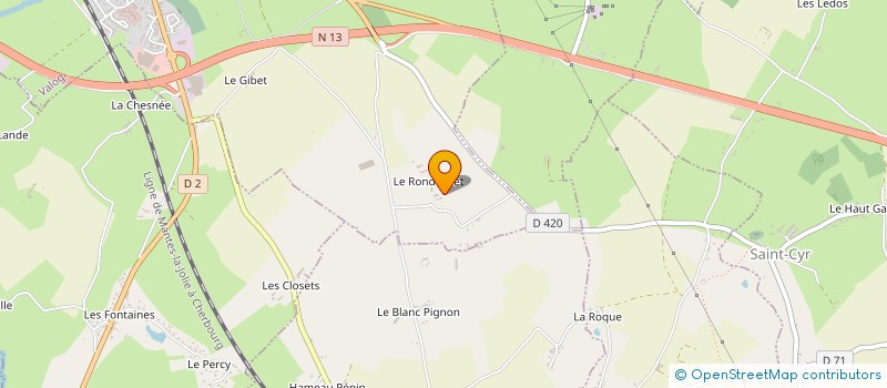 localisation de l'entreprise MONSIEUR DANIEL NOEL  VALOGNES