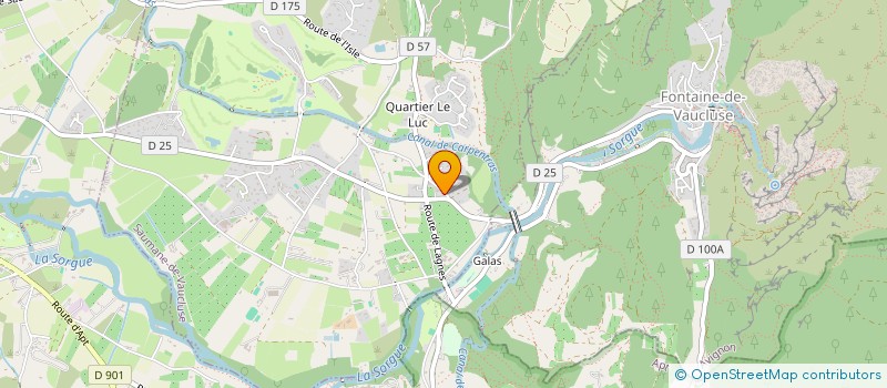 localisation de l'entreprise MONSIEUR DANIEL NOIVILLE  SAUMANE-DE-VAUCLUSE