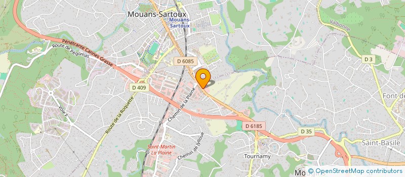 localisation de l'entreprise MONSIEUR DANIEL NOURRY à MOUGINS