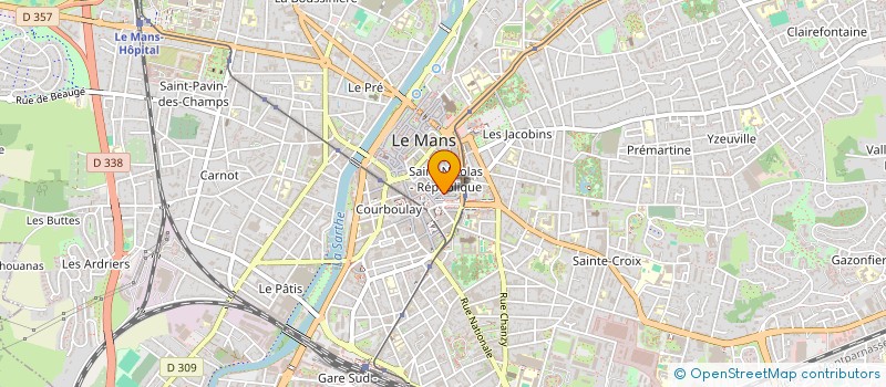 localisation de l'entreprise MONSIEUR DANIEL NOVE à LE MANS