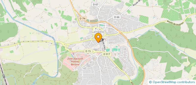 localisation de l'entreprise MONSIEUR DANIEL O'BRIEN  LAMBESC