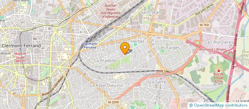 localisation de l'entreprise MONSIEUR DANIEL OILADI  CLERMONT-FERRAND