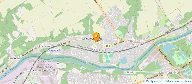 localisation de l'entreprise MONSIEUR DANIEL OLIVIER à AUVERS-SUR-OISE