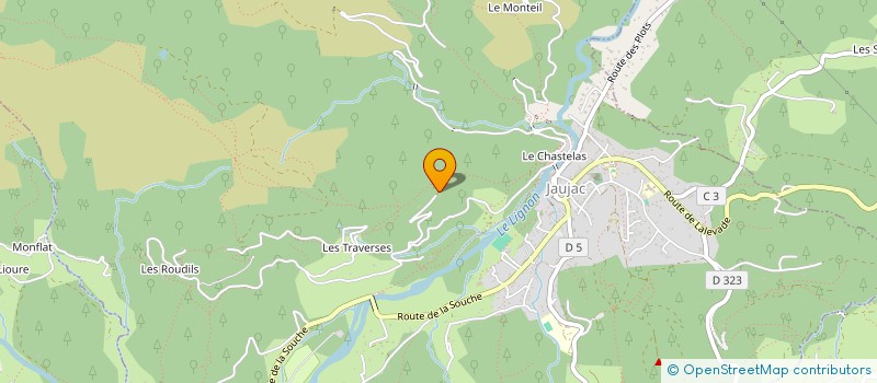 localisation de l'entreprise MONSIEUR DANIEL OLLIER à JAUJAC