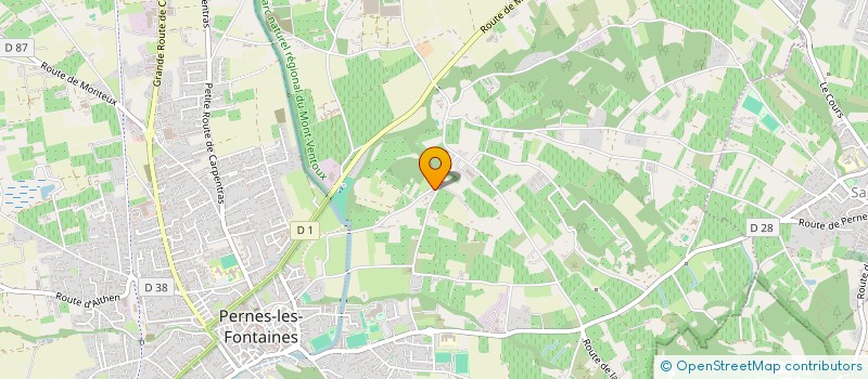 localisation de l'entreprise MONSIEUR DANIEL OMIETANSKI  PERNES-LES-FONTAINES