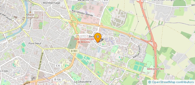 localisation de l'entreprise MONSIEUR DANIEL ONOIGBORIA ELIBOH  POITIERS