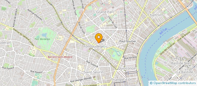 localisation de l'entreprise MONSIEUR DANIEL OPERE à BORDEAUX